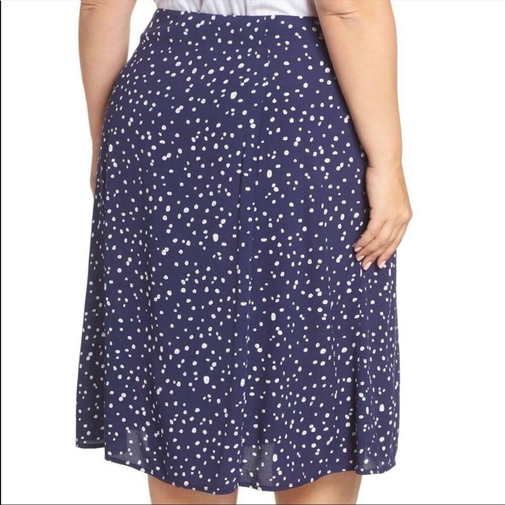 Leith A-Line Midi Circle Print Skirt - image 8